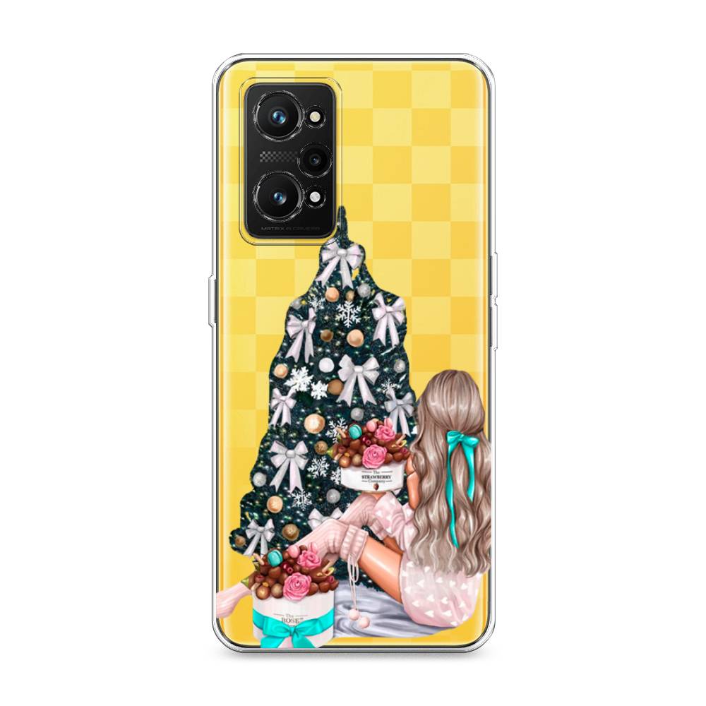 

Чехол на Realme GT Neo 3T "New Year", Зеленый;бежевый;голубой, 2510750-5