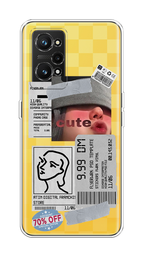 

Чехол на Realme GT Neo 3T "Cute girl collage", Розовый;серый;голубой, 2510750-6