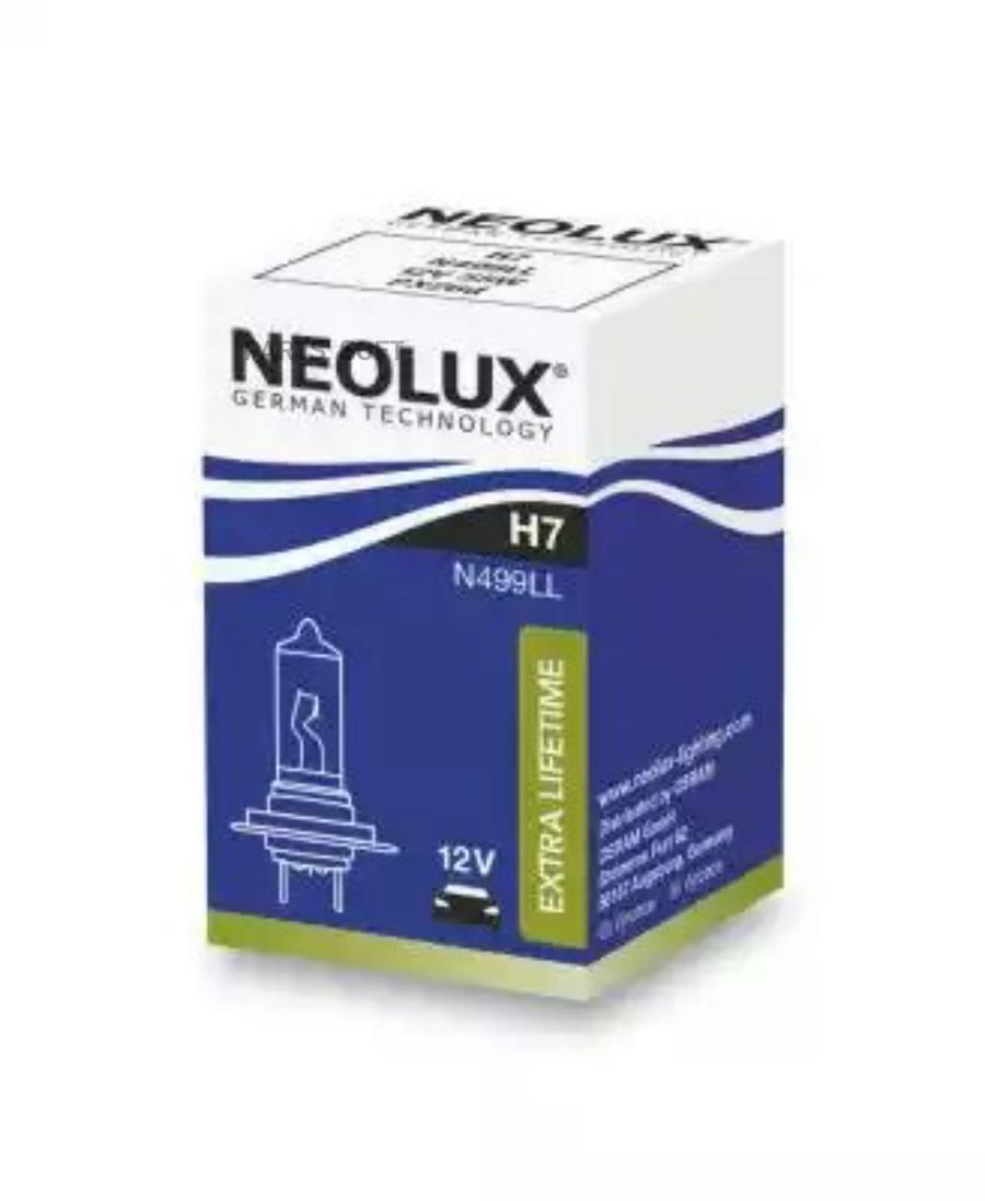 Лампа 12v h7 55w px26d neolux long life 1 шт. картон n499ll