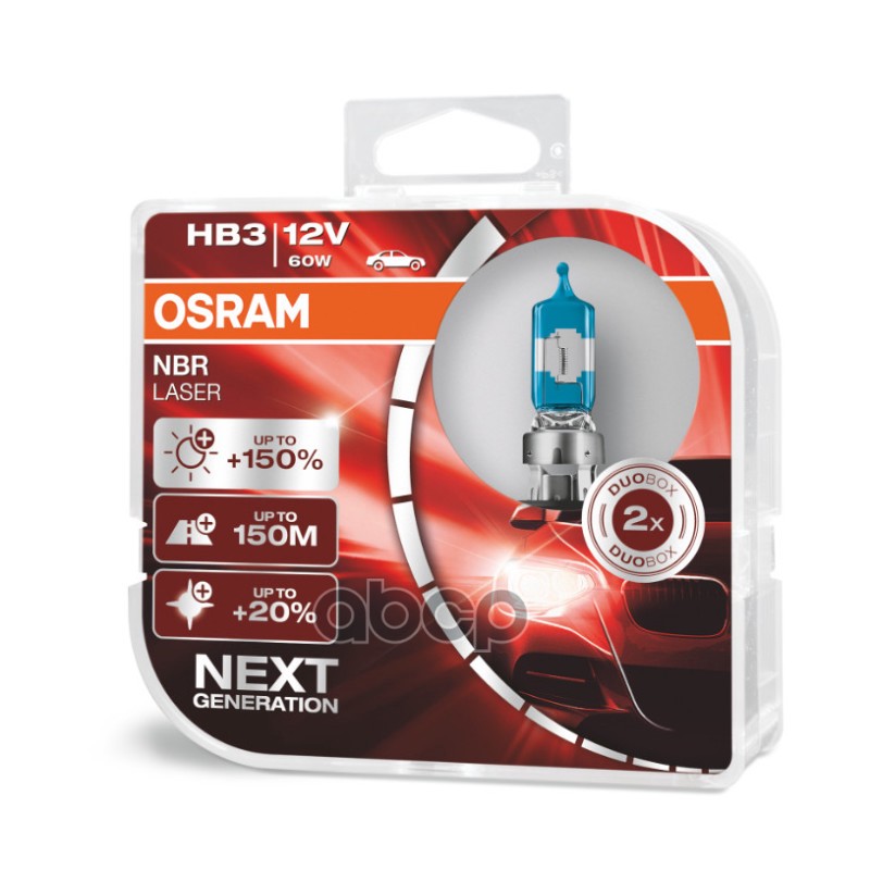 

Лампа 12v hb3 60w p20d osram night breaker laser 9005nl-hcb