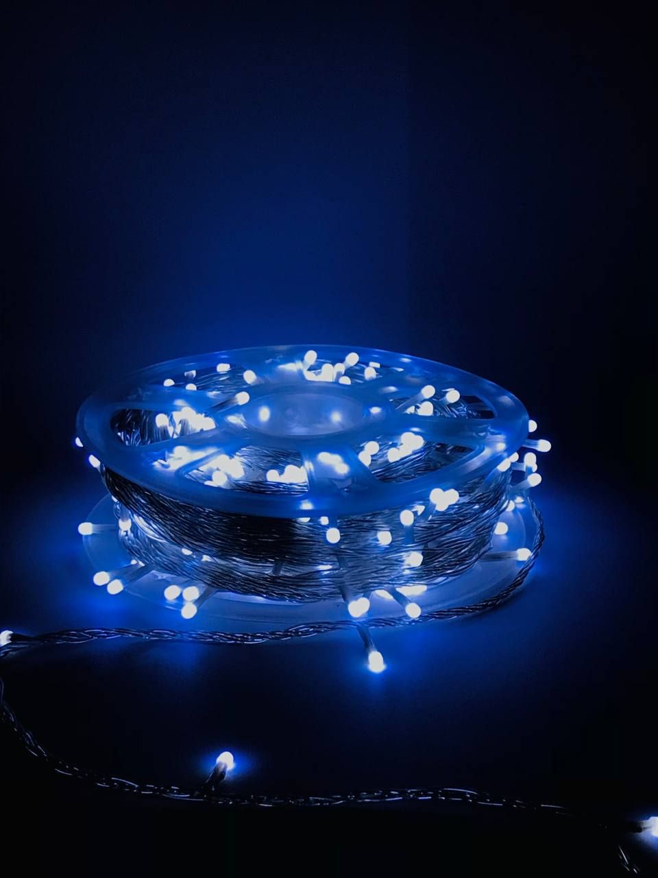 

Световая гирлянда новогодняя LED 15371 100 м белый холодный