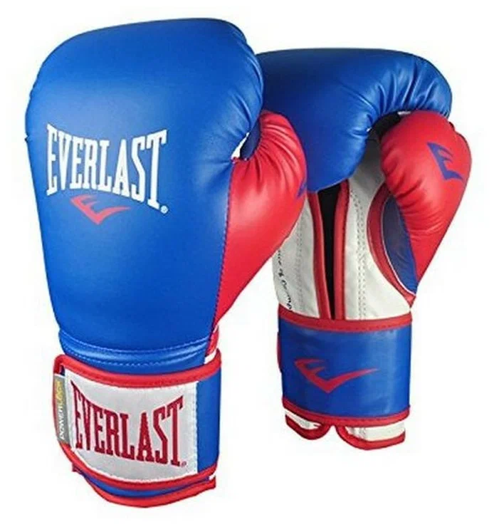 

Перчатки Everlast Powerlock PU 10 oz, сине-красный, Белый;синий;красный, Powerlock