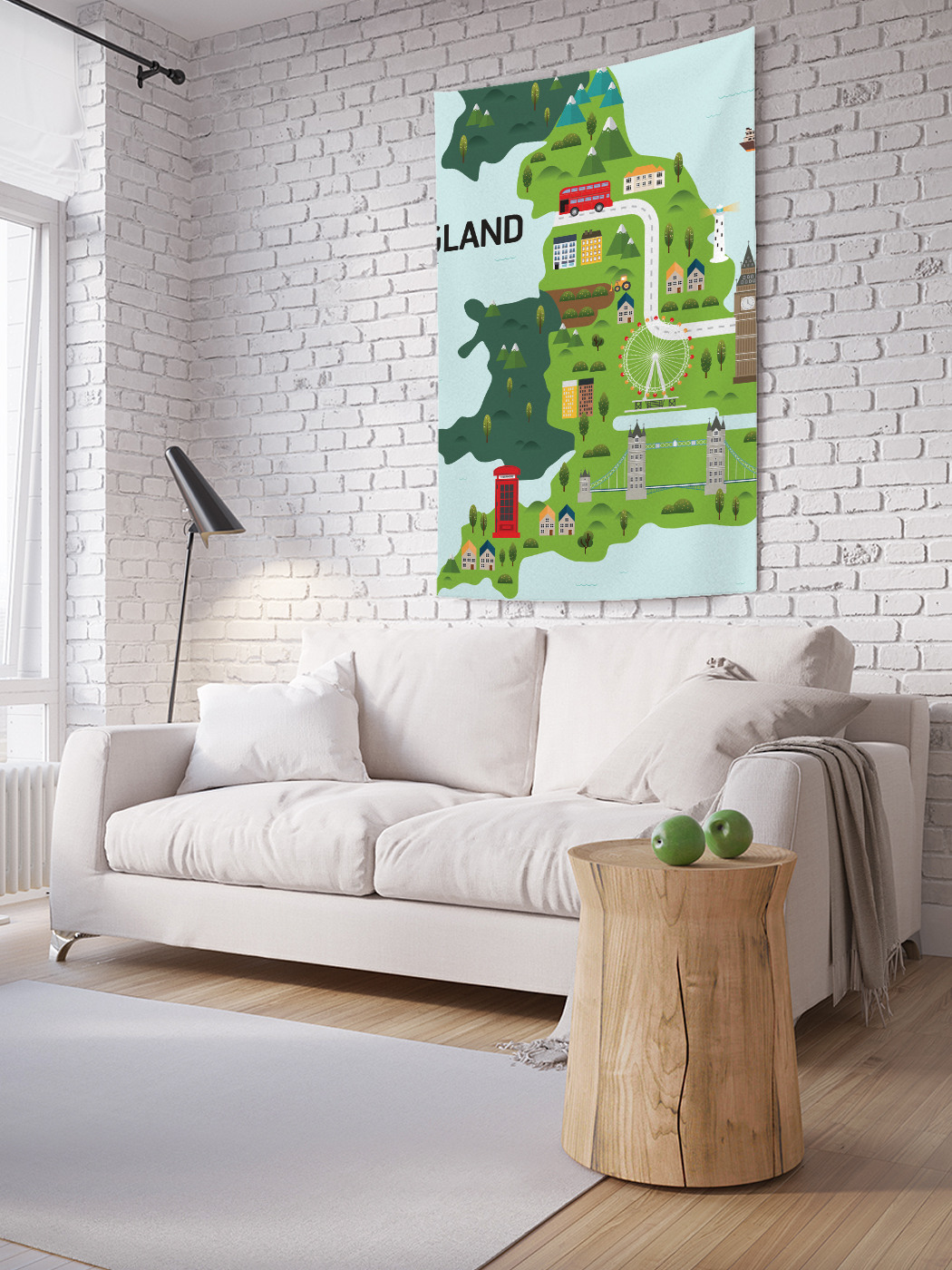 

Вертикальное фотопанно на стену JoyArty Достопримечательности Англии 100x150 см, Достопримечательности Англии