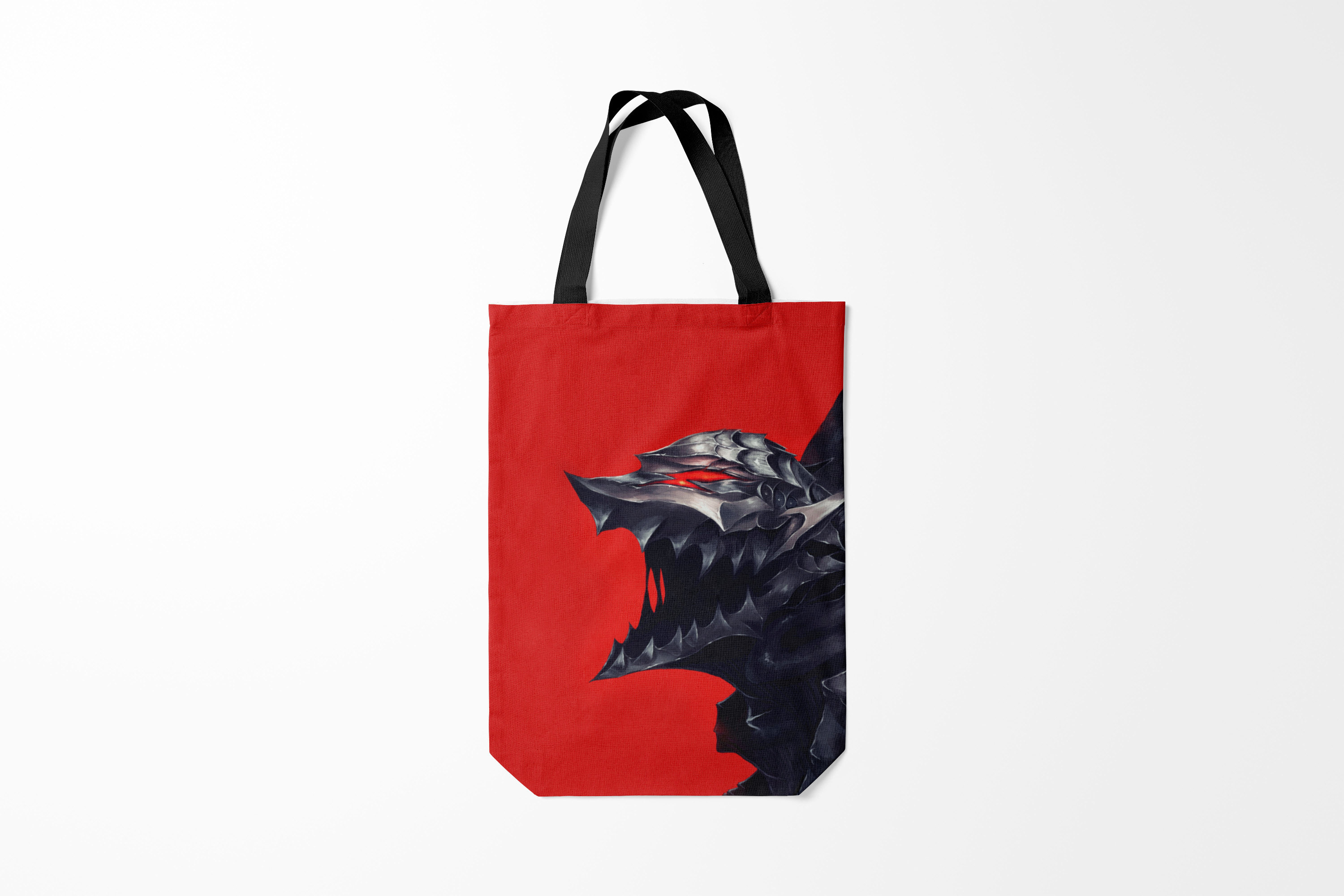 

Сумка шoппер унисекс Burnettie Берсерк BERSERK маска, красный, Берсерк BERSERK маска