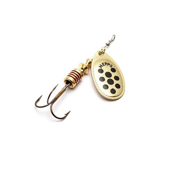 

Блесна AGLIA DECOREE №3 gold-black-dot 6.5 г Mepps, Золотистый;черный, Decoree