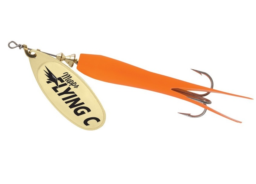 

Блесна AGLIA FLYING С №2 gold-fluo-orange 15 г Mepps, Оранжевый;золотистый, Flying С