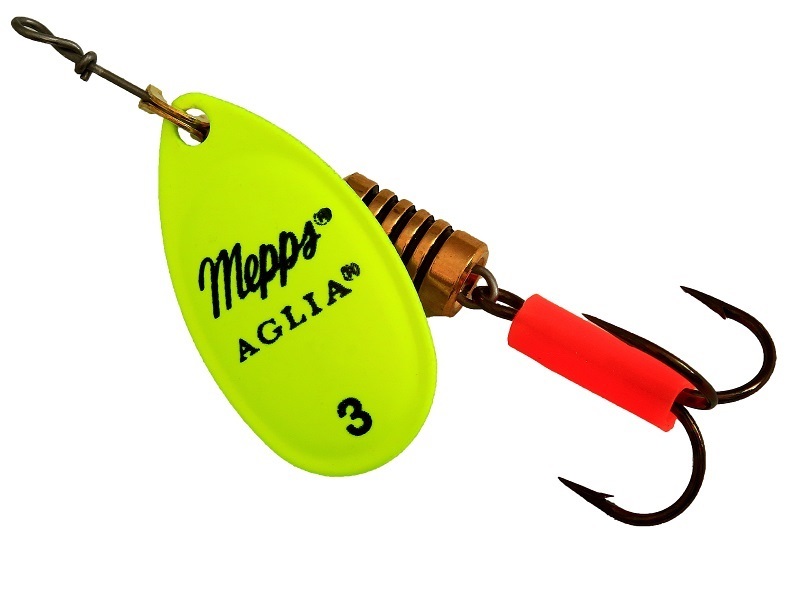 

Блесна AGLIA HOT №3 chartreuse 6.5 г Mepps, Зеленый, Hot