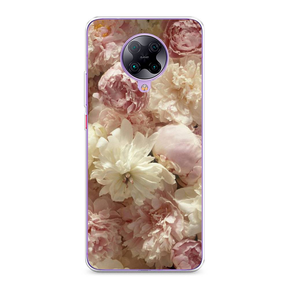 

Чехол Awog на Poco F2 Pro/Redmi K30 Pro "Пионы светлые", Разноцветный, 37050-8