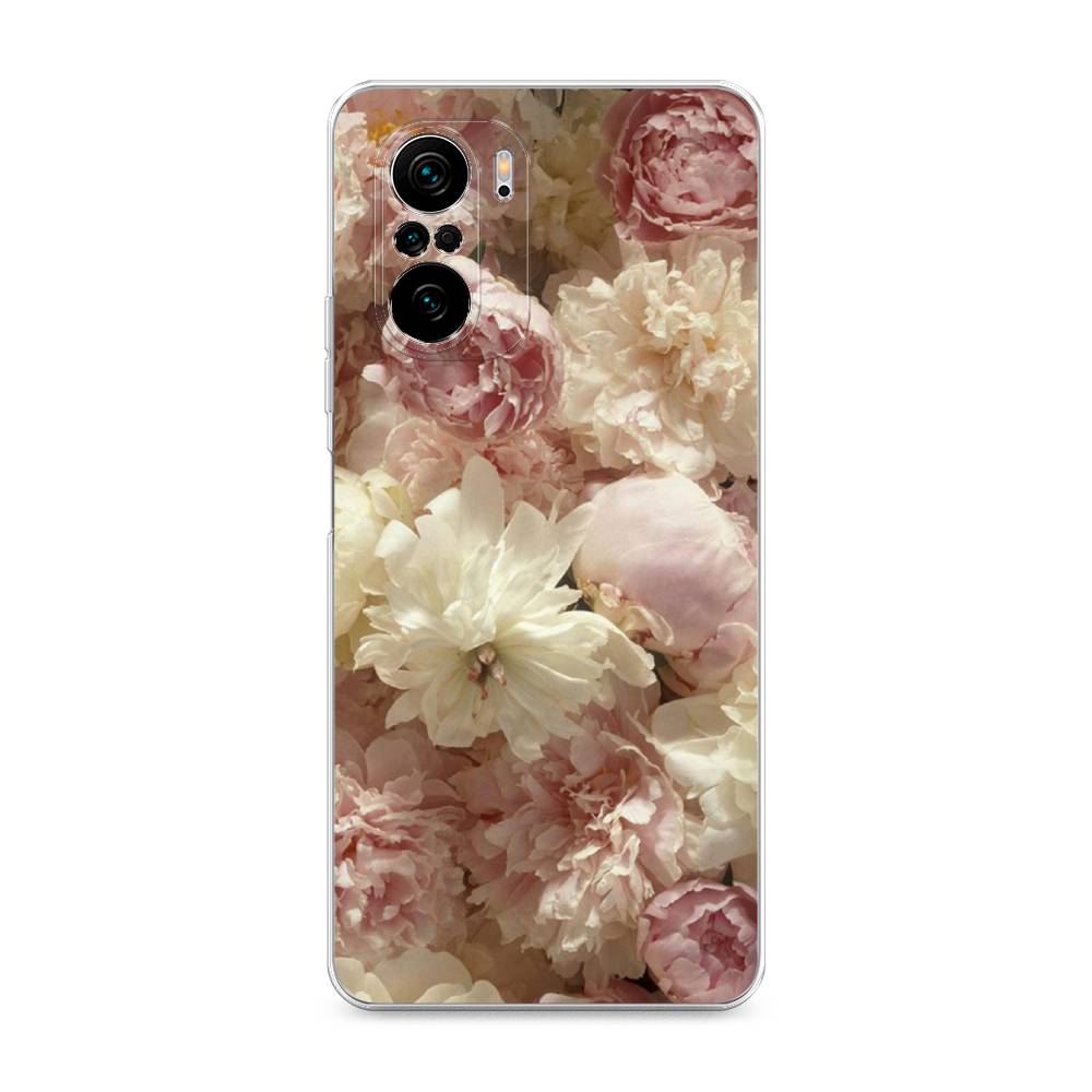 

Чехол Awog на Poco F3/Redmi K40/Mi 11i "Пионы светлые", Разноцветный, 310150-8