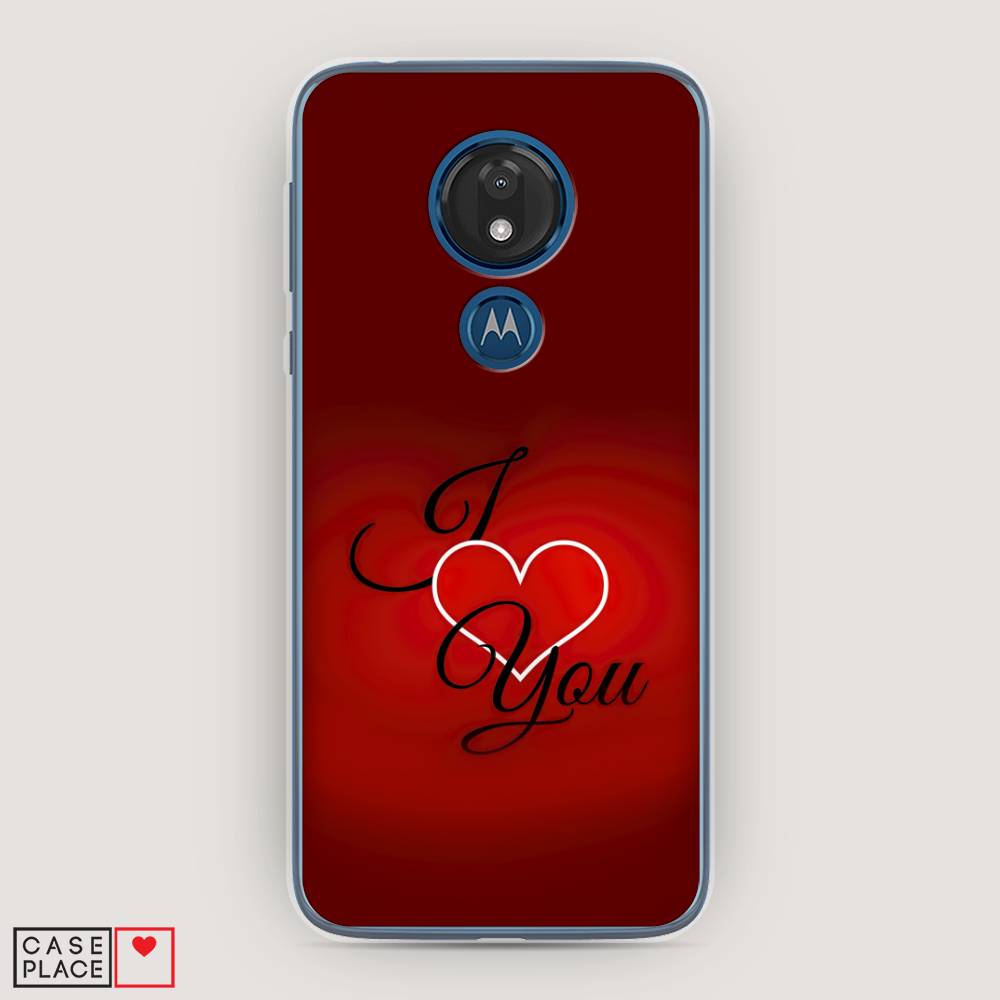 

Чехол Awog на Motorola Moto G7 / Моторола Мото G7 "I love you 3", Разноцветный, 241150-6