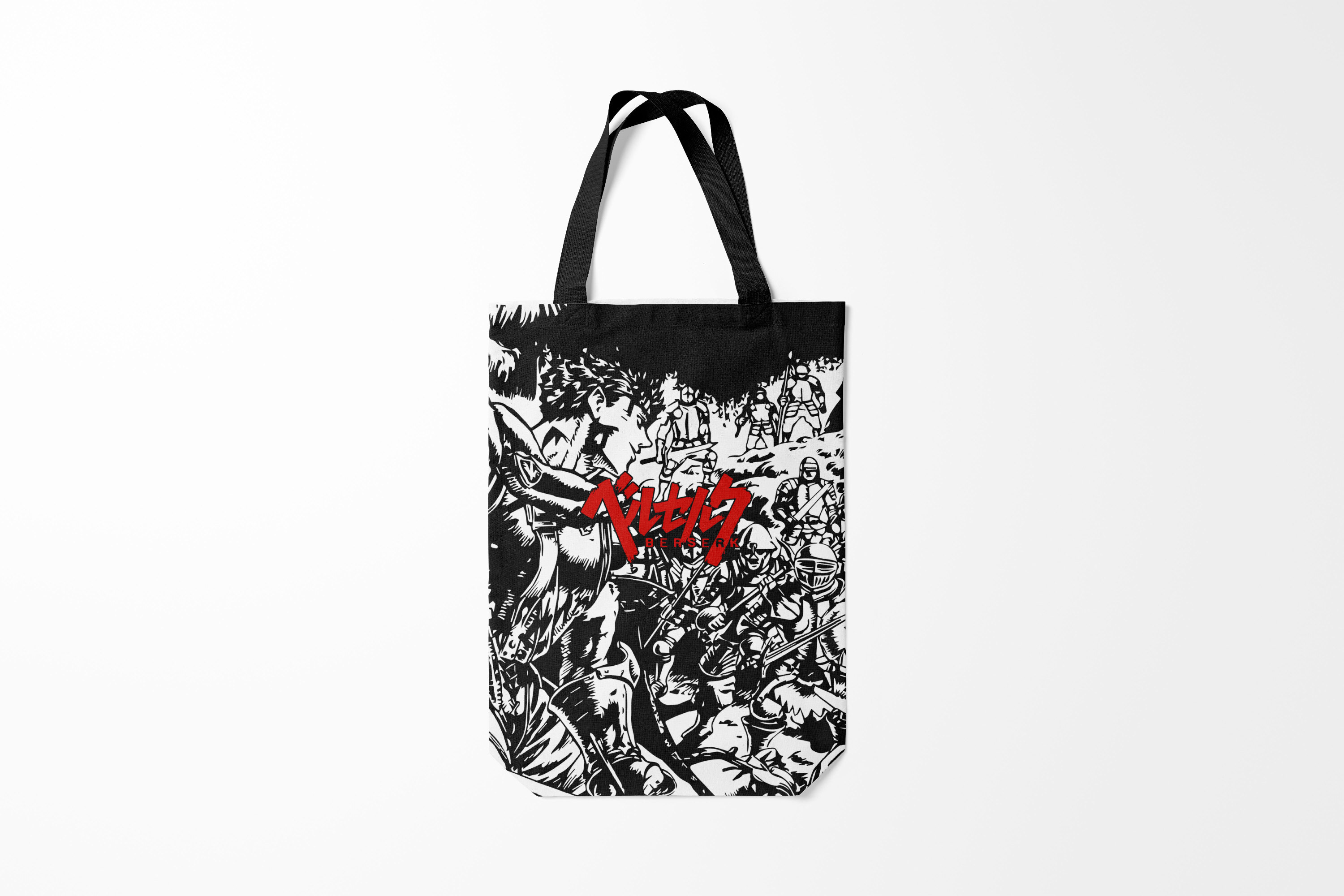 

Сумка шoппер унисекс Burnettie Берсерк BERSERK background logo,, Берсерк BERSERK background logo