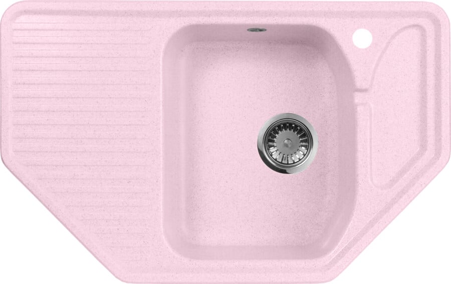 Мойка кухонная AquaGranitEx M-10 светло-розовая ок искусственный most flowers георгина светло розовая