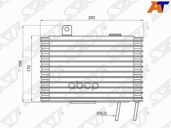 

Радиатор Охлаждения Cvt Mitsubishi Outlander 06-/Delica 06- Sat арт. ST-2920A123