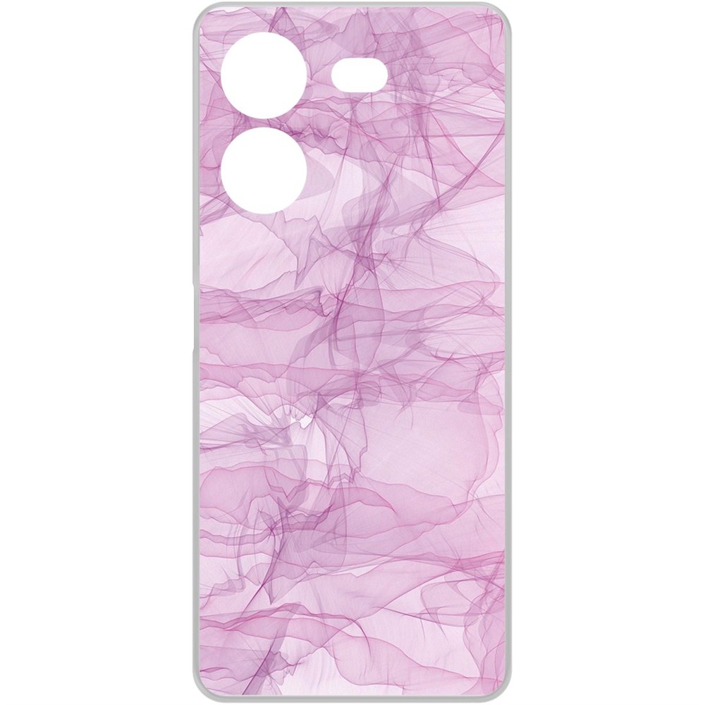 

Чехол-накладка Krutoff Clear Case Абстракт 4 для TECNO Pova 5, Прозрачный