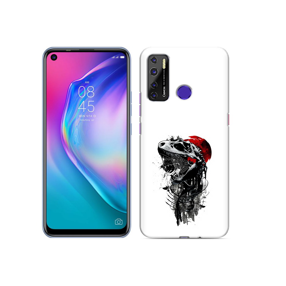

Чехол MyPads Tocco для Tecno Camon 15 вымерший динозавр, Прозрачный, Tocco