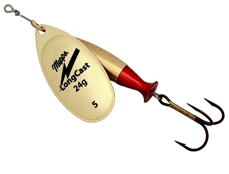 

Блесна AGLIA LONG CAST №5 gold 24 г Mepps, Золотистый, Long Cast
