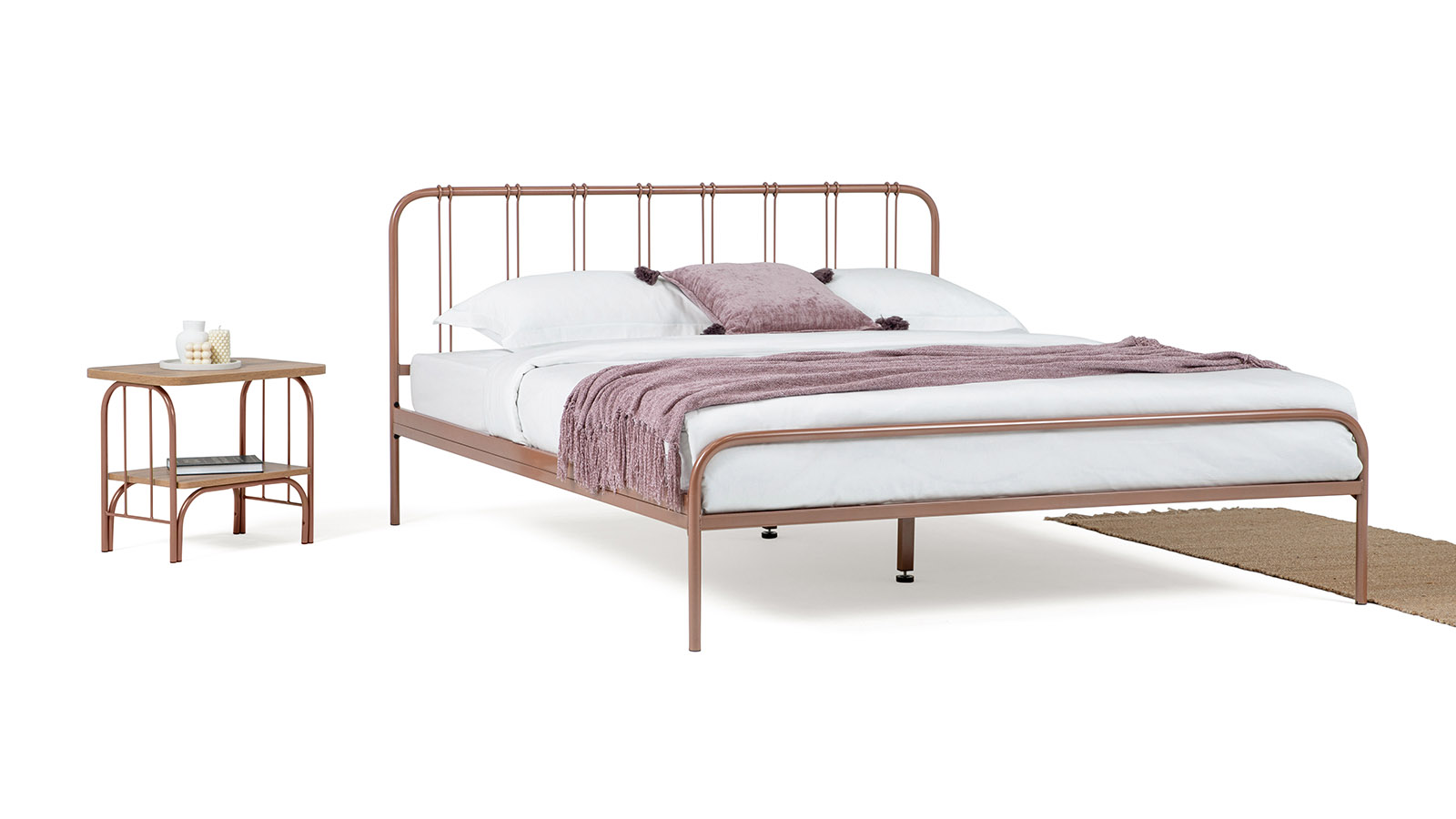 

Кровать Askona Antica bronza matic 140х200, Коричневый, Antica