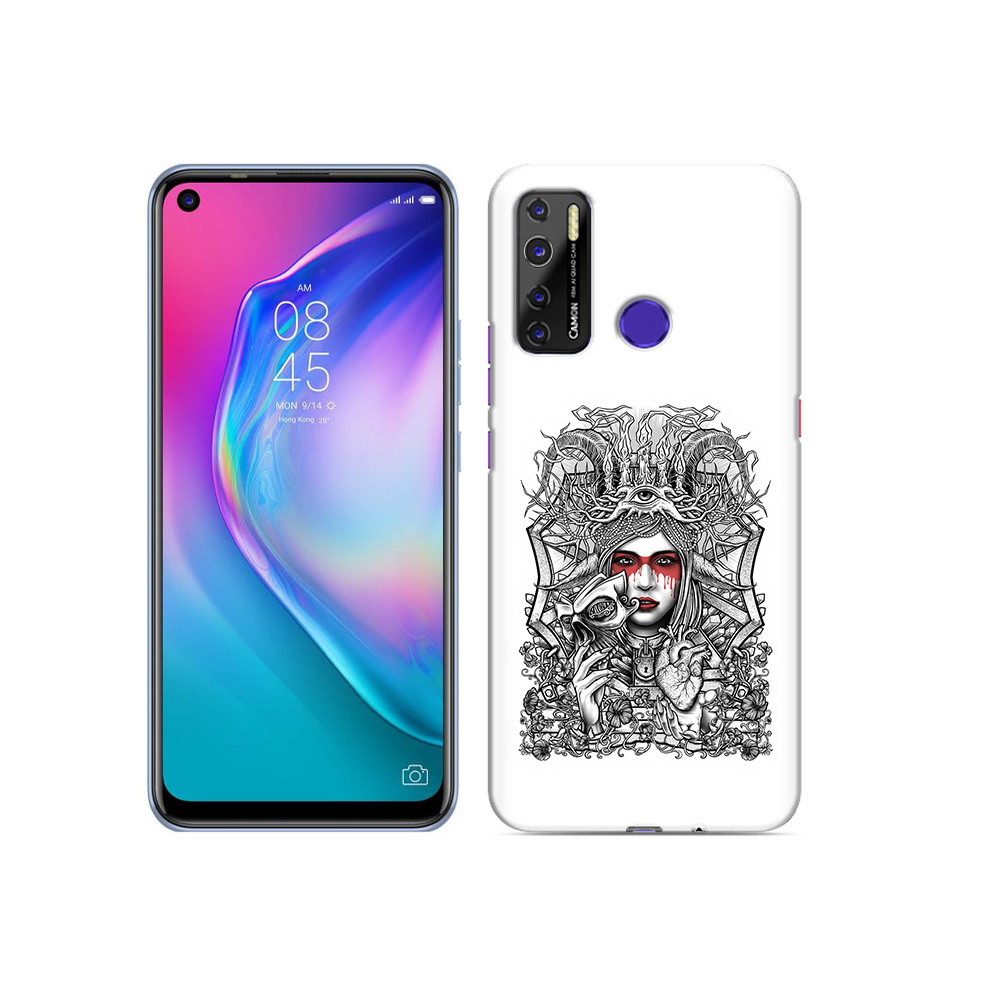 

Чехол MyPads Tocco для Tecno Camon 15 грусная девушка, Прозрачный, Tocco