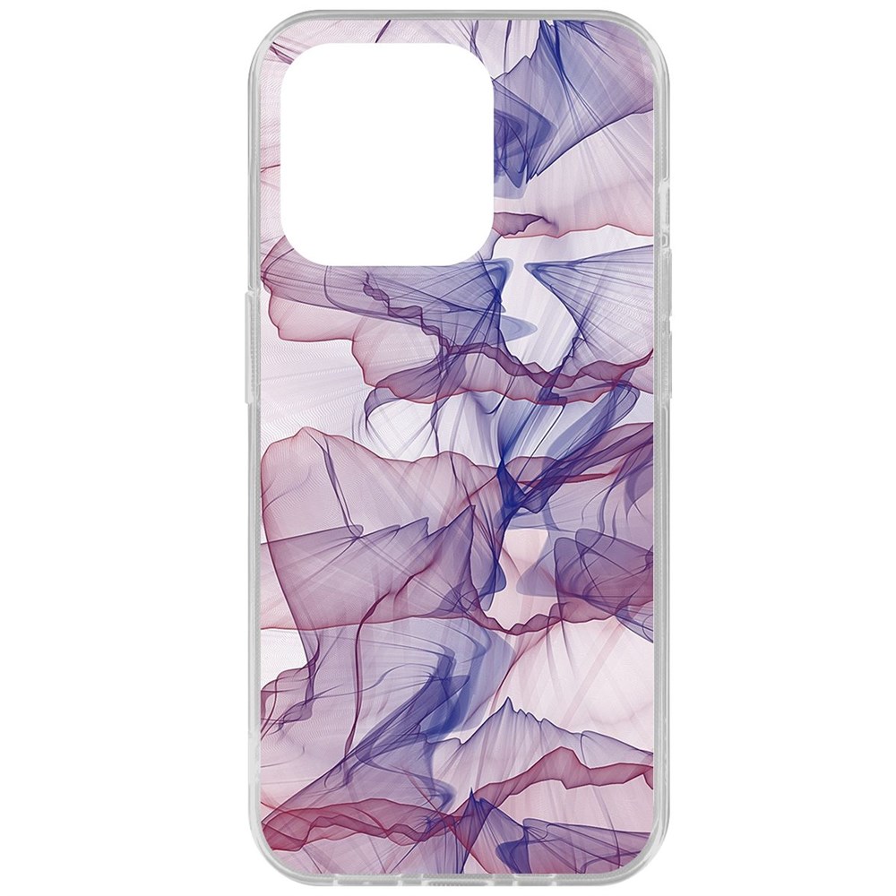

Чехол-накладка Krutoff Clear Case Абстракт 15 для iPhone 15 Pro, Прозрачный