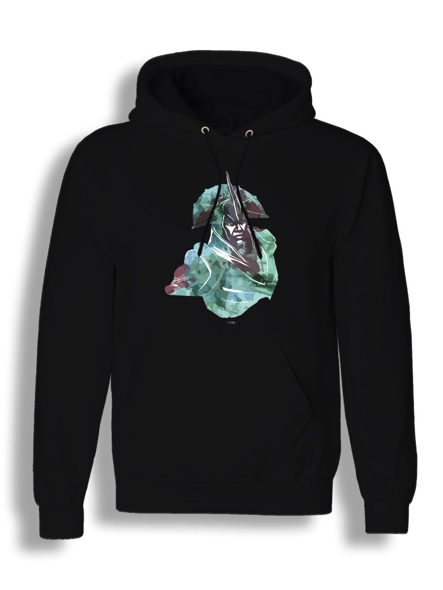 Худи унисекс СувенирShop Dota 2/Дота 2/Chen 6 черное 3XL
