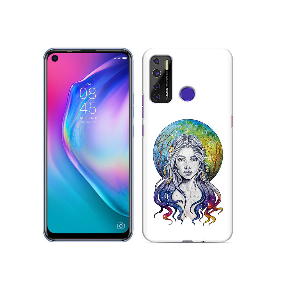 

Чехол MyPads Tocco для Tecno Camon 15 девушка с красивыми волосами, Прозрачный, Tocco