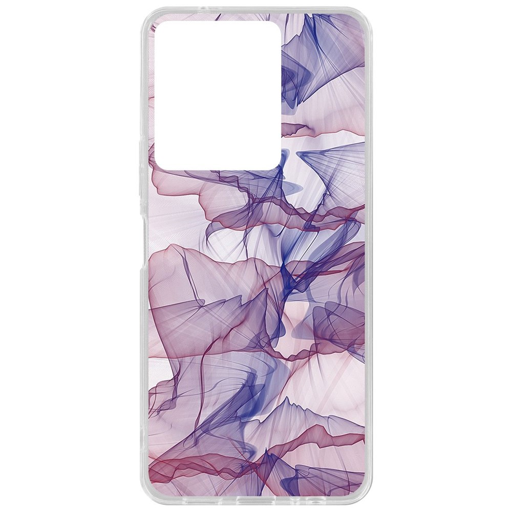

Чехол-накладка Krutoff Clear Case Абстракт 15 для Vivo Y36, Прозрачный