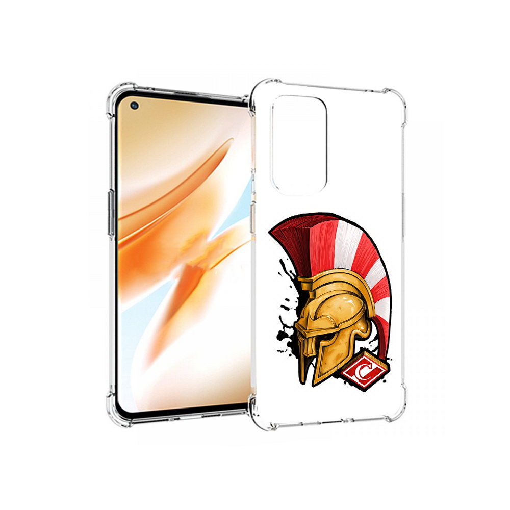

Чехол MyPads Tocco для OnePlus 9 Pro ФК спартак шлем (PT159597.127.185), Прозрачный, Tocco