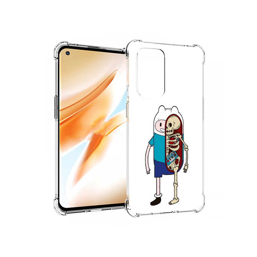 

Чехол MyPads Tocco для OnePlus 9 Pro Финн скелет (PT159597.127.187), Прозрачный, Tocco