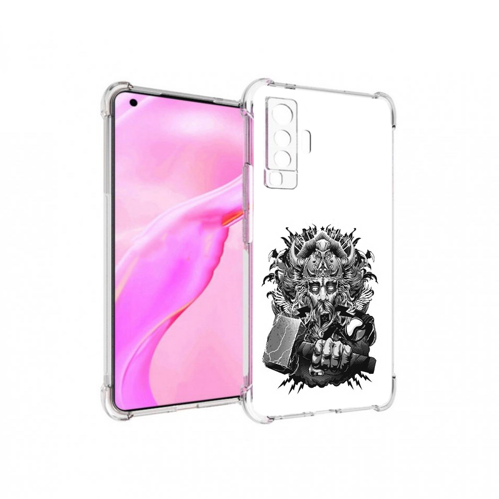 

Чехол MyPads Tocco для Vivo X50 злой тор (PT226969.391.363), Прозрачный, Tocco