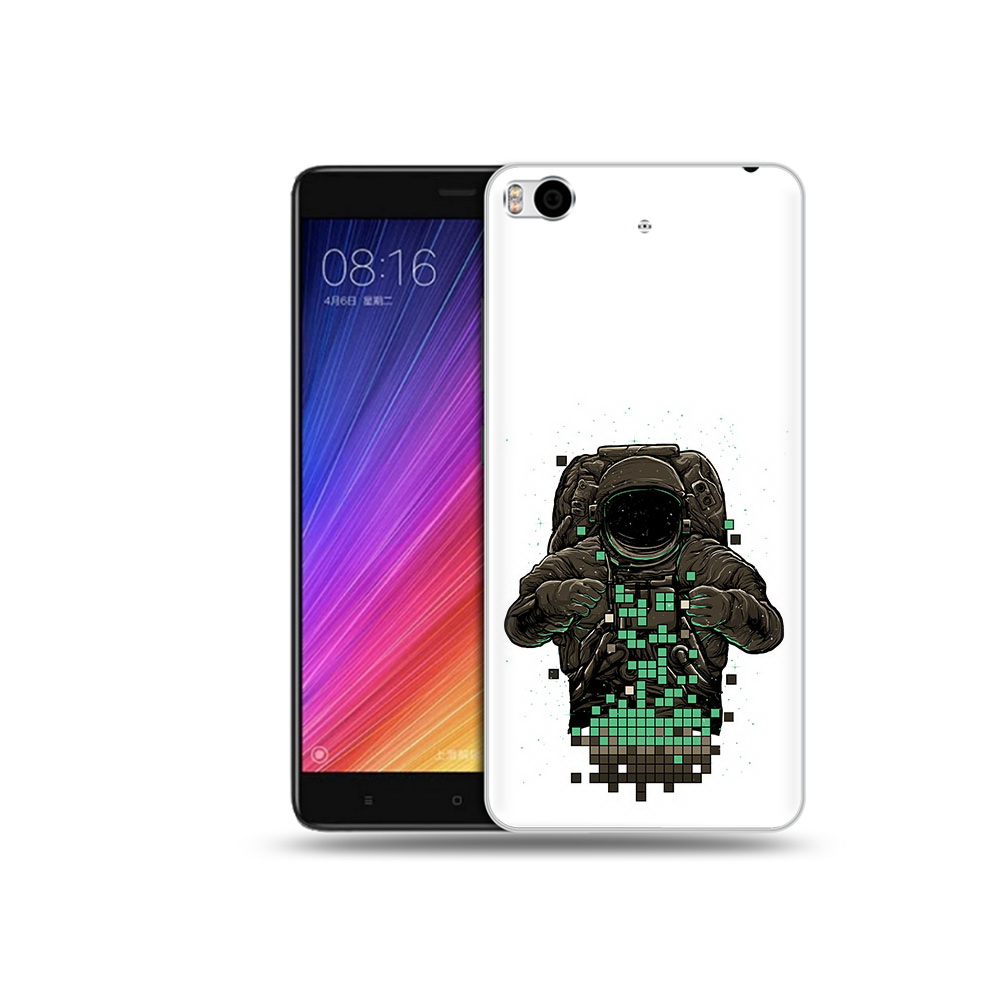 

Чехол MyPads Tocco для Xiaomi Mi 5S космонавт с пикселями (PT91899.330.394), Прозрачный, Tocco