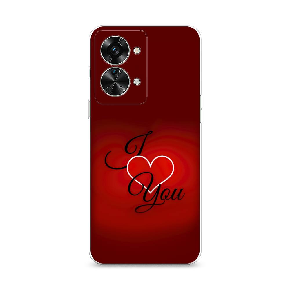 

Чехол Awog на OnePlus Nord 2T / ВанПлас Норд 2T "I love you 3", Разноцветный, 153250-6