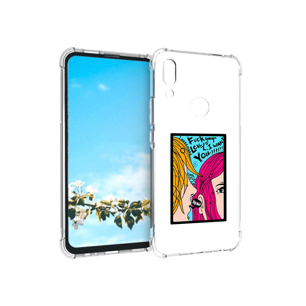 

Чехол MyPads Tocco для Huawei P Smart Z Выпьем, Прозрачный, Tocco