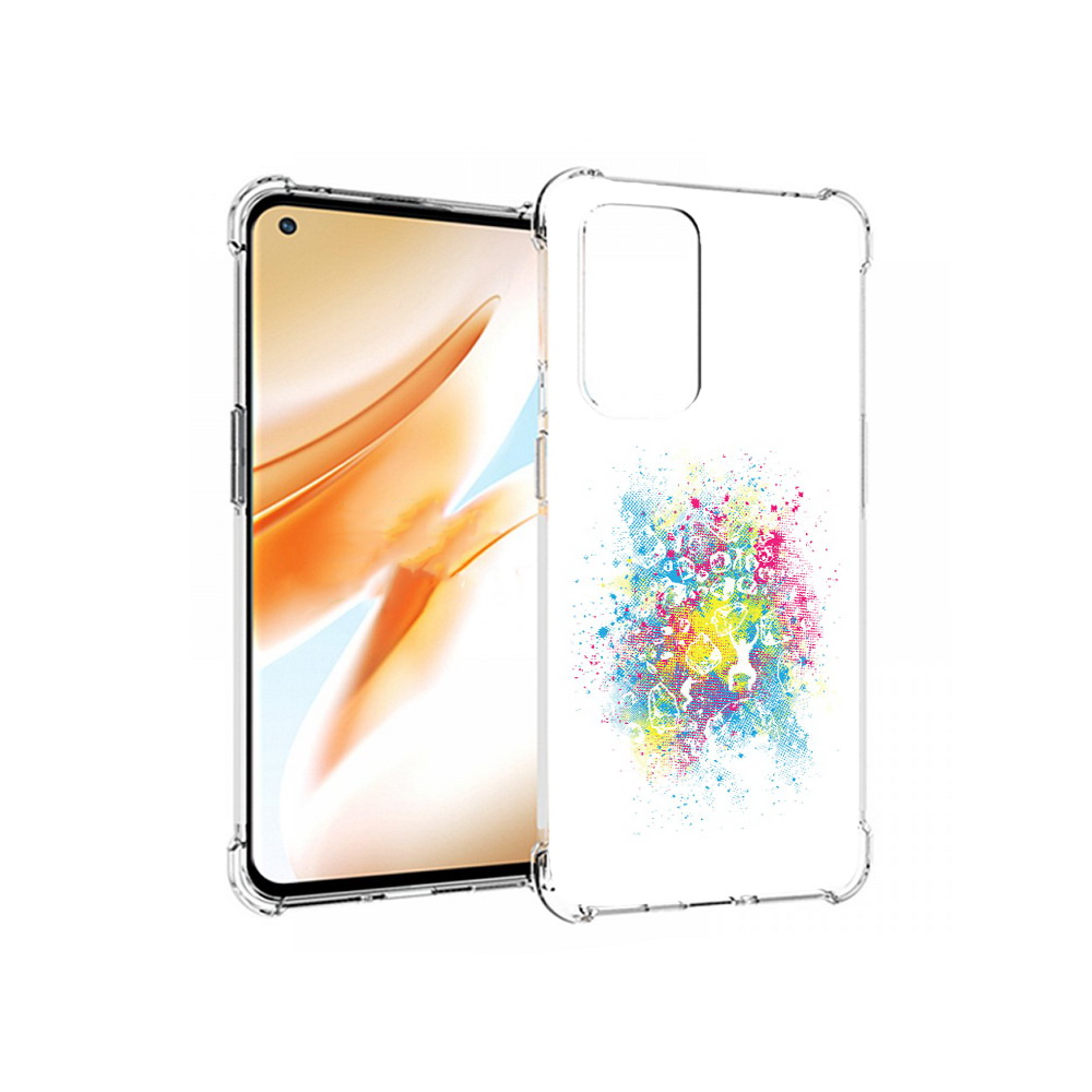 

Чехол MyPads Tocco для OnePlus 9 Pro акварель абстракция (PT159597.127.214), Прозрачный, Tocco