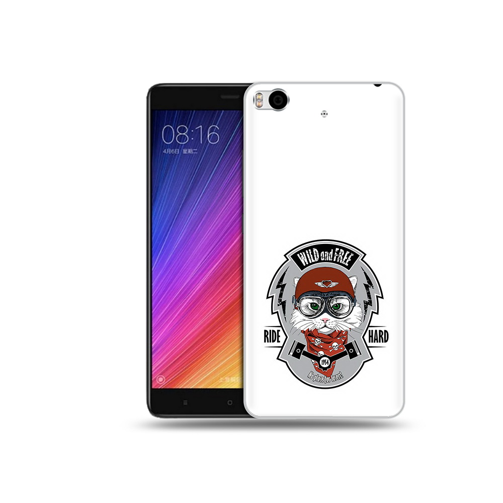 

Чехол MyPads Tocco для Xiaomi Mi 5S кошка в шлеме (PT91899.330.404), Прозрачный, Tocco