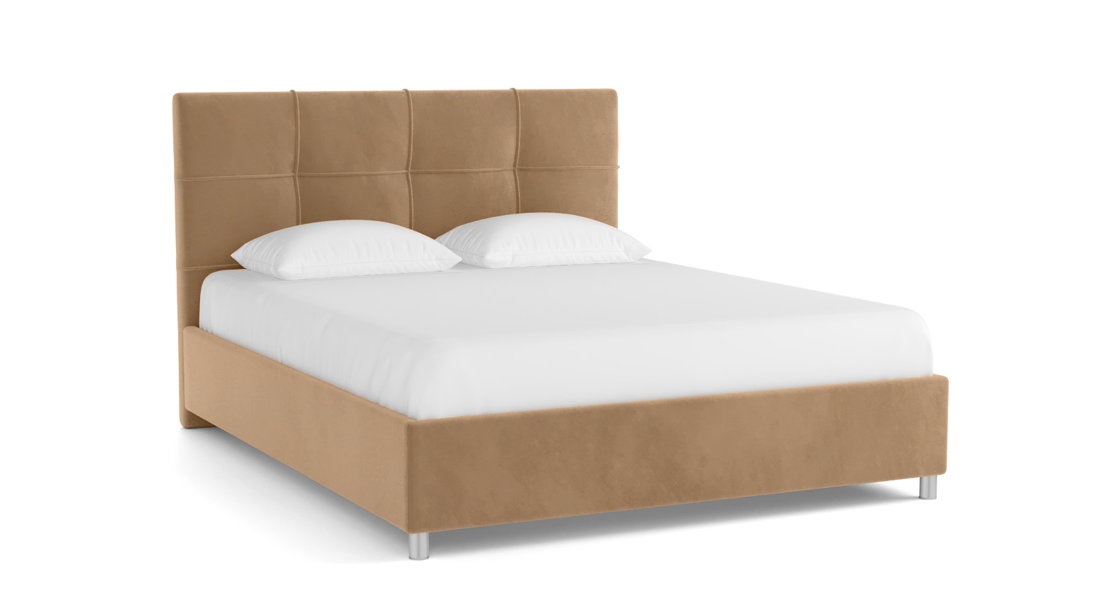 

Кровать с ПМ Askona ELISA Тк. Casanova Beige 180x200, Бежевый, Elisa