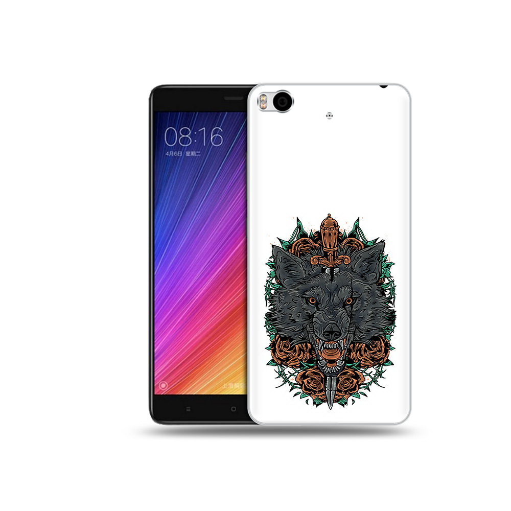 

Чехол MyPads Tocco для Xiaomi Mi 5S красивый злой волк (PT91899.330.409), Прозрачный, Tocco