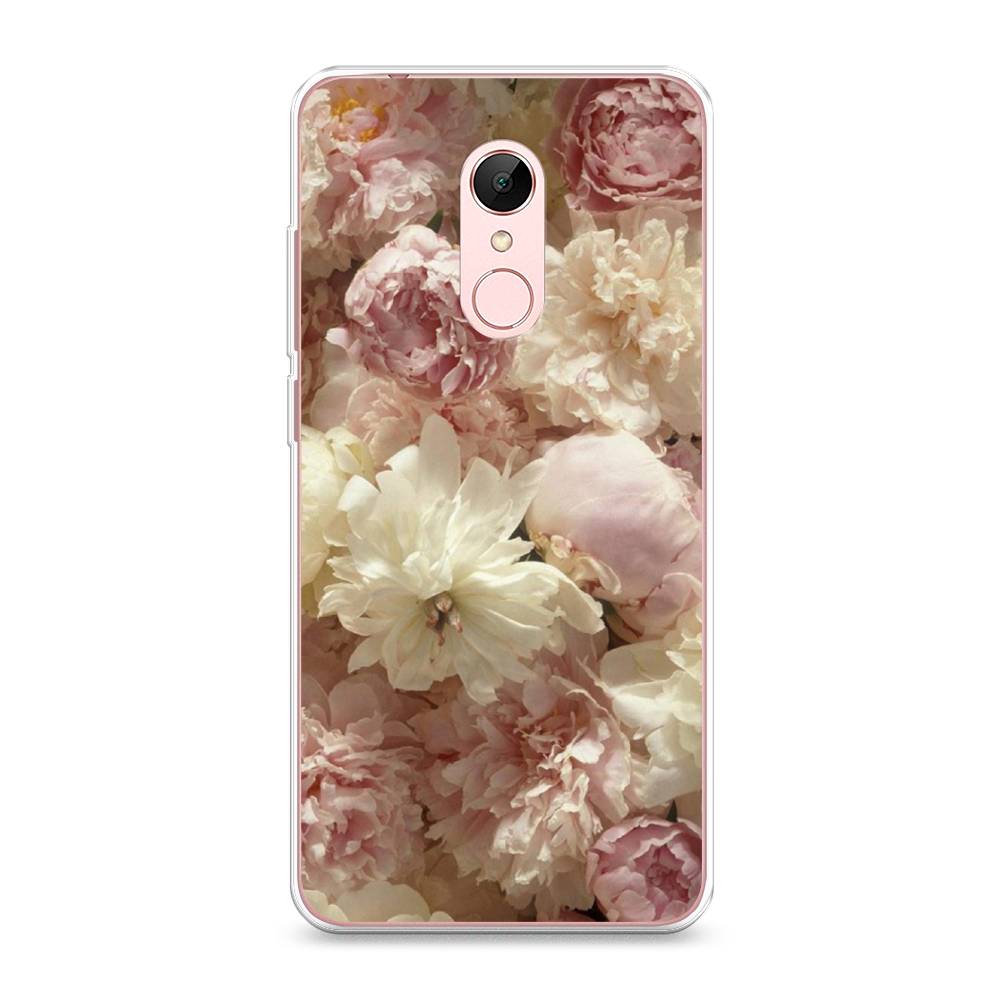 

Чехол Awog на Xiaomi Redmi 5 "Пионы светлые", Разноцветный, 33050-8