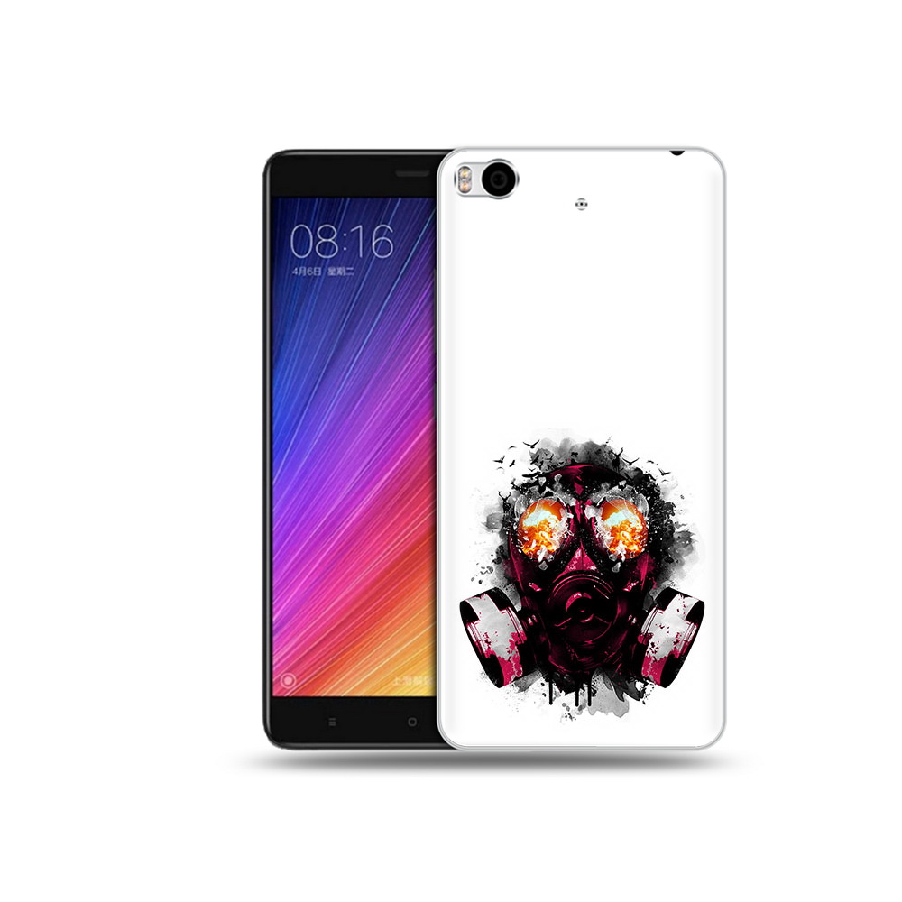 

Чехол MyPads Tocco для Xiaomi Mi 5S красный противогаз (PT91899.330.412), Прозрачный, Tocco