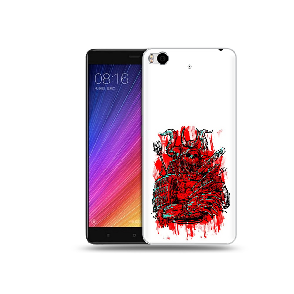 

Чехол MyPads Tocco для Xiaomi Mi 5S красный скелет воин (PT91899.330.413), Прозрачный, Tocco