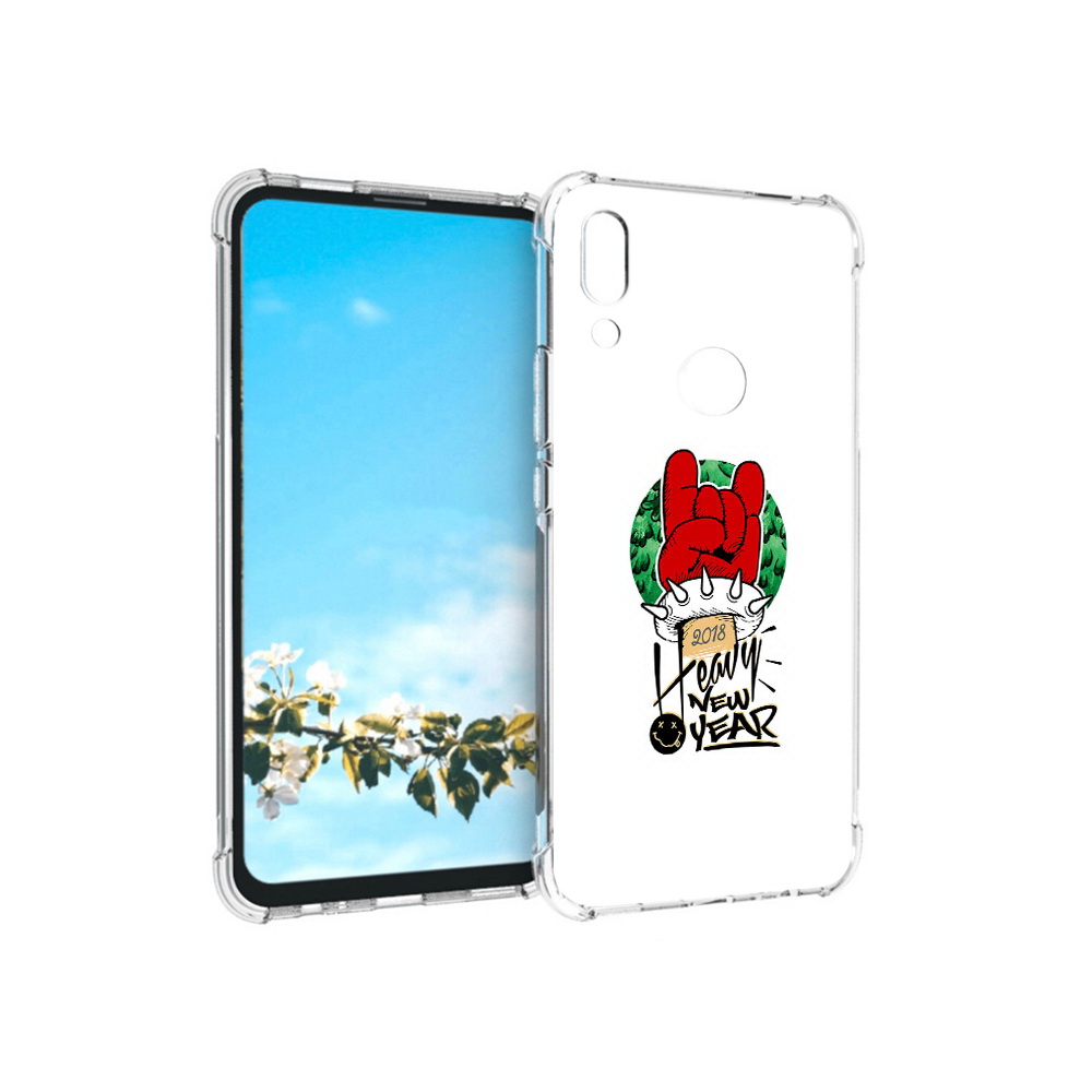 

Чехол MyPads Tocco для Huawei P Smart Z Гангстер новый год, Прозрачный, Tocco