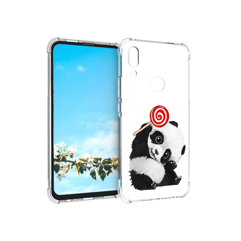 

Чехол MyPads Tocco для Huawei P Smart Z панда с леденцом, Прозрачный, Tocco