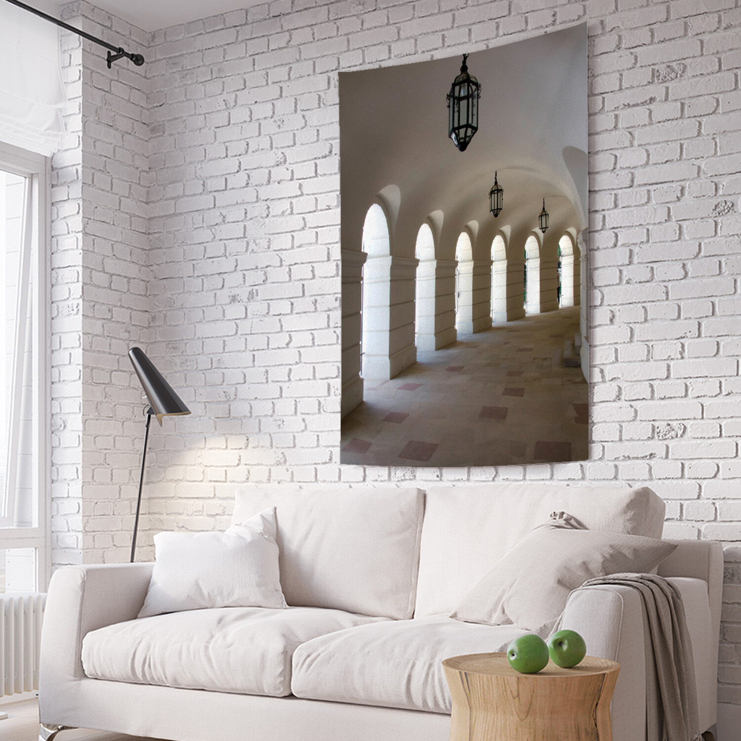 

Вертикальное фотопанно на стену JoyArty Круглые коридоры 150x200 см, Круглые коридоры