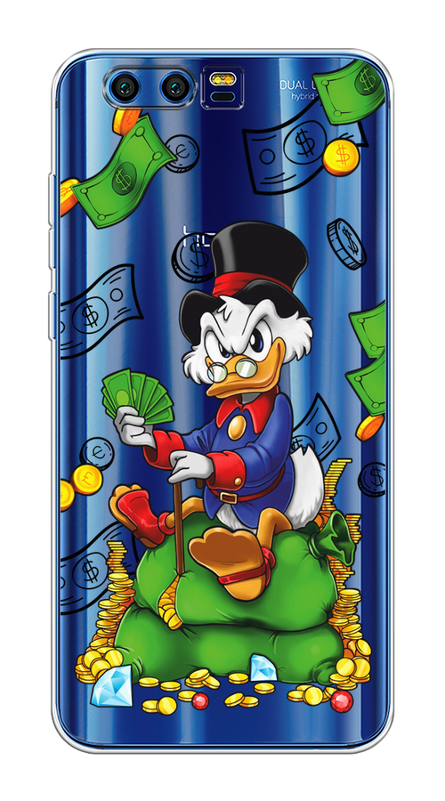 

Чехол на Honor 9 "Scrooge Richness", Черный;синий;зеленый, 62450-1