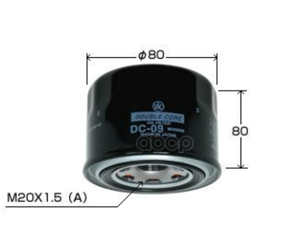 фото Масляный фильтр double core vic арт. dc-09