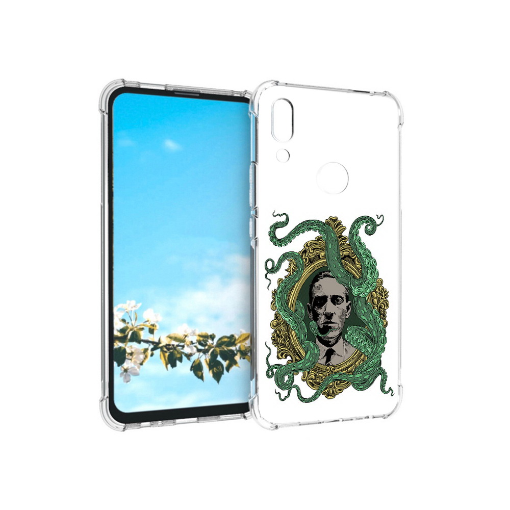 

Чехол MyPads Tocco для Huawei P Smart Z портрет с кракеном, Прозрачный, Tocco
