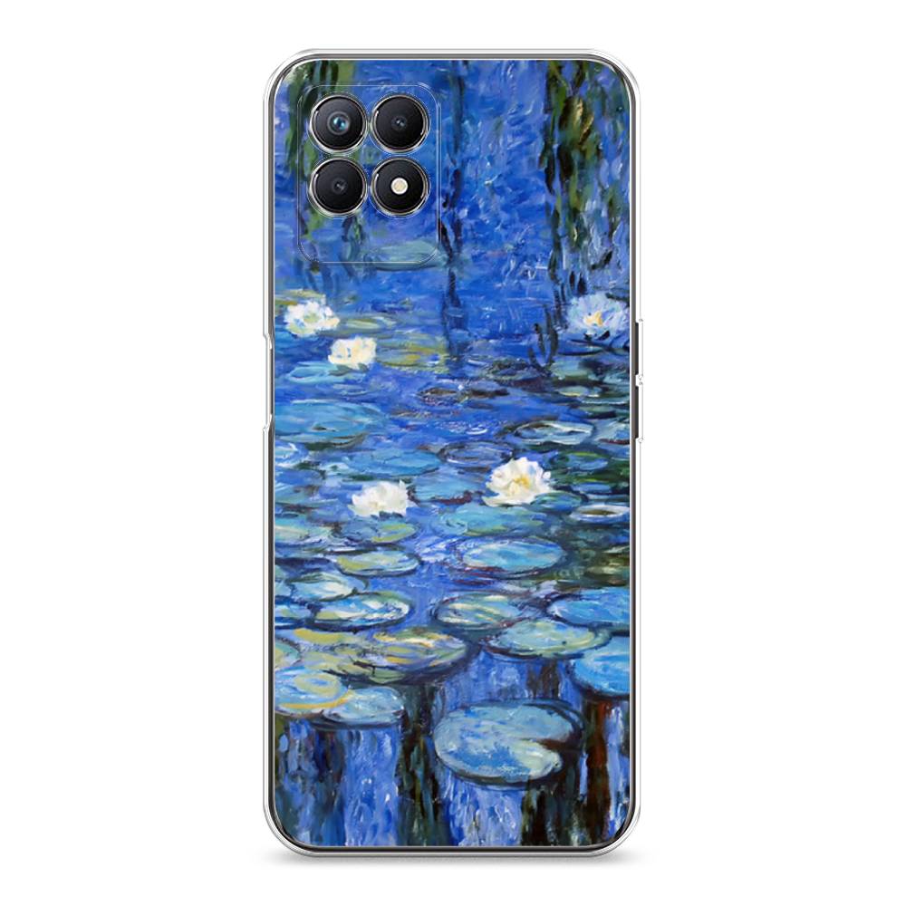 

Чехол на Realme 8i "Нарисованный пруд", Синий;зеленый, 257350-4