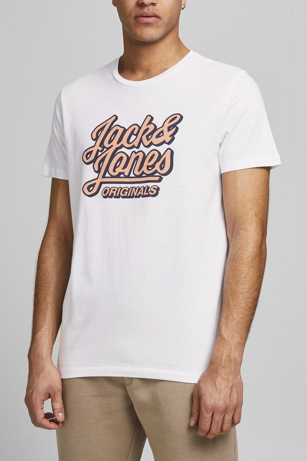 фото Футболка мужская jack & jones 12189836 белая l