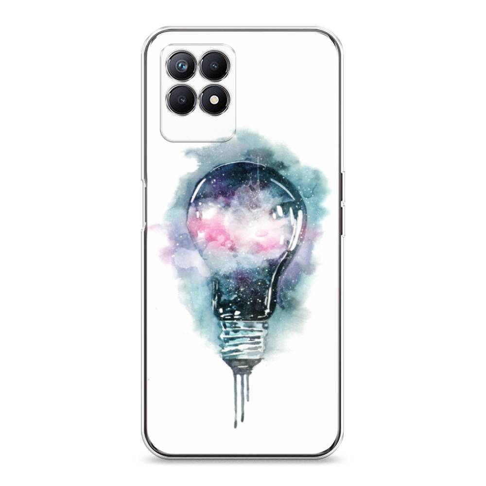 

Чехол на Realme 8i "Волшебная лампа", Белый;серый, 257350-4