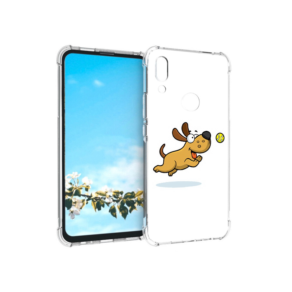 

Чехол MyPads Tocco для Huawei P Smart Z пёсик, Прозрачный, Tocco