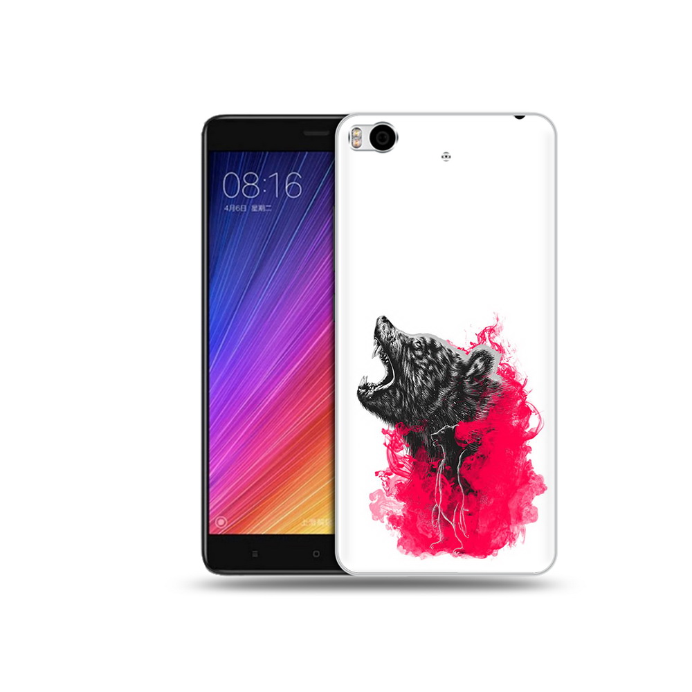 

Чехол MyPads Tocco для Xiaomi Mi 5S медведь в дымке (PT91899.330.463), Прозрачный, Tocco